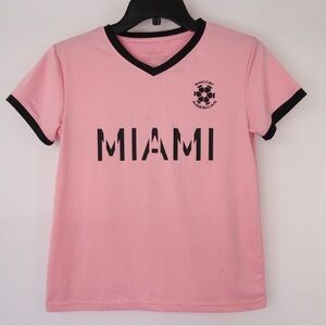 Messi Miami Pink Soccer Tshirt